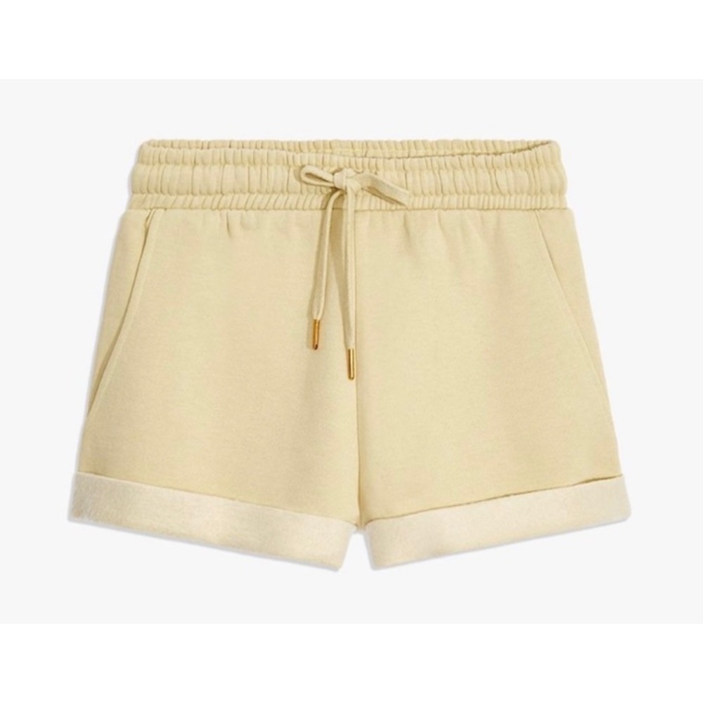 NEW WEWOREWHAT Yellow Active Pull-On Lounge Shorts
